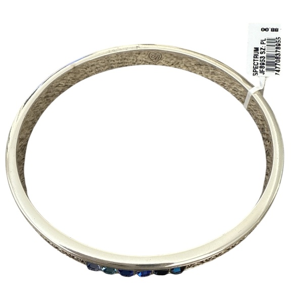 Brighton Silver And Blue Bangle Bracelet, NWT, Womens Brighton Bracelet - Picture 6 of 6
